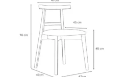 KONSIMO Holzstuhl 2er-Set