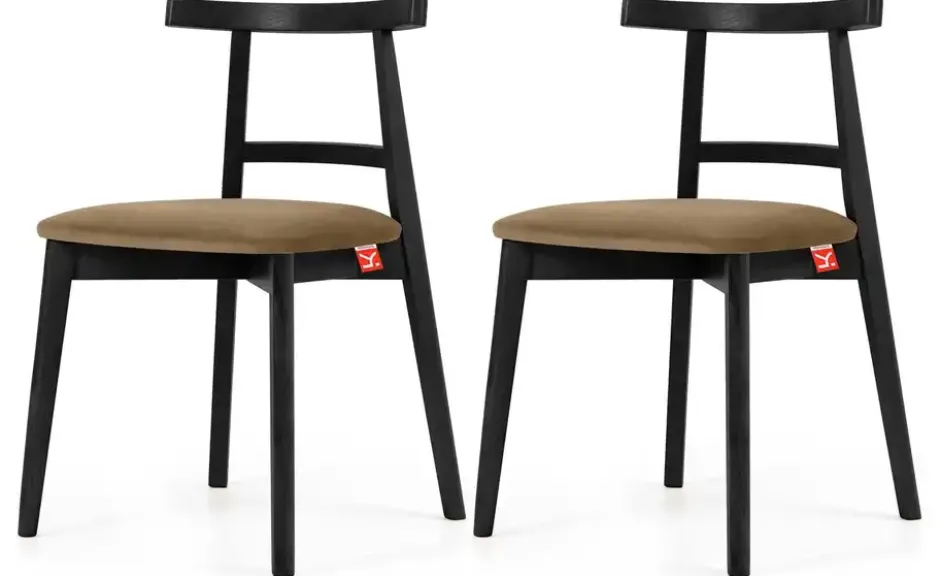 KONSIMO Holzstuhl 2er-Set