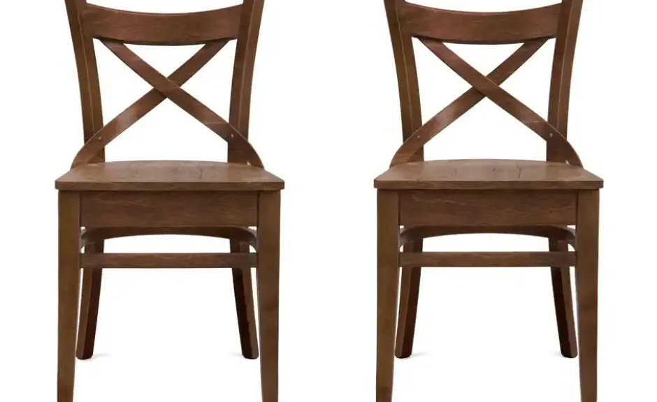KONSIMO Holzstuhl 2er-Set Georg
