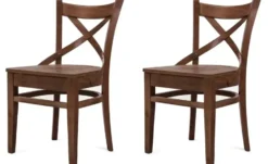 KONSIMO Holzstuhl 2er-Set Georg