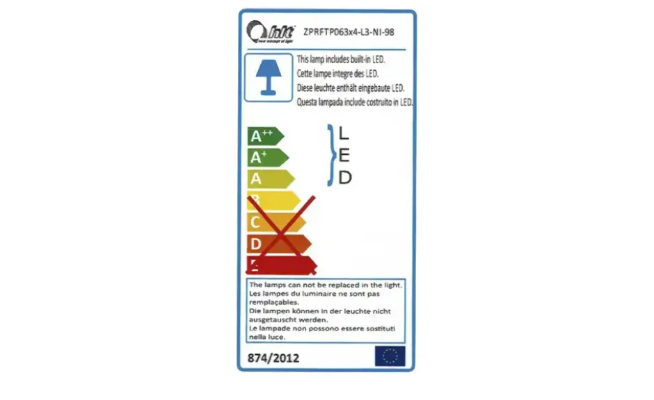 LED-Beleuchtung, Lichtfarbe warmweiß
