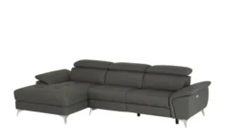 Leder-Ecksofa Danae klein