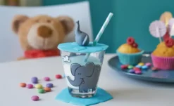 LEONARDO Kinder Trink - Set 9-tlg. Löwe / Krokodil / Elefant Bambini