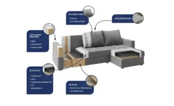 MASSENO Ecksofa