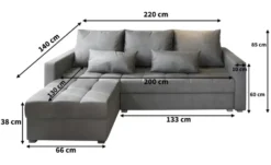 MASSENO Ecksofa
