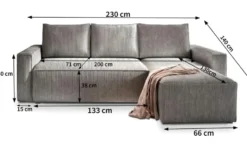 MASSENO Ecksofa Potaro