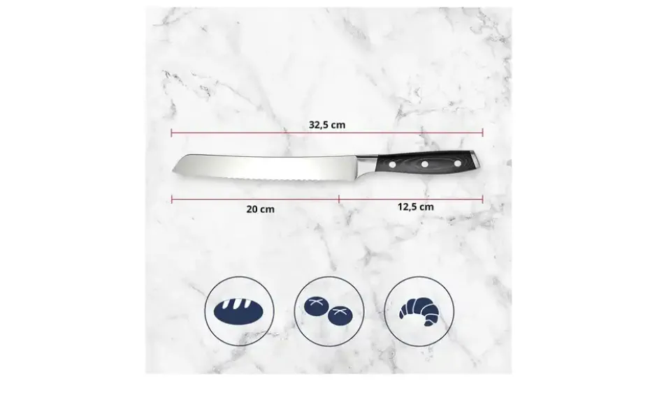 Meisterkoch Brotmesser 20 cm PRIMUS