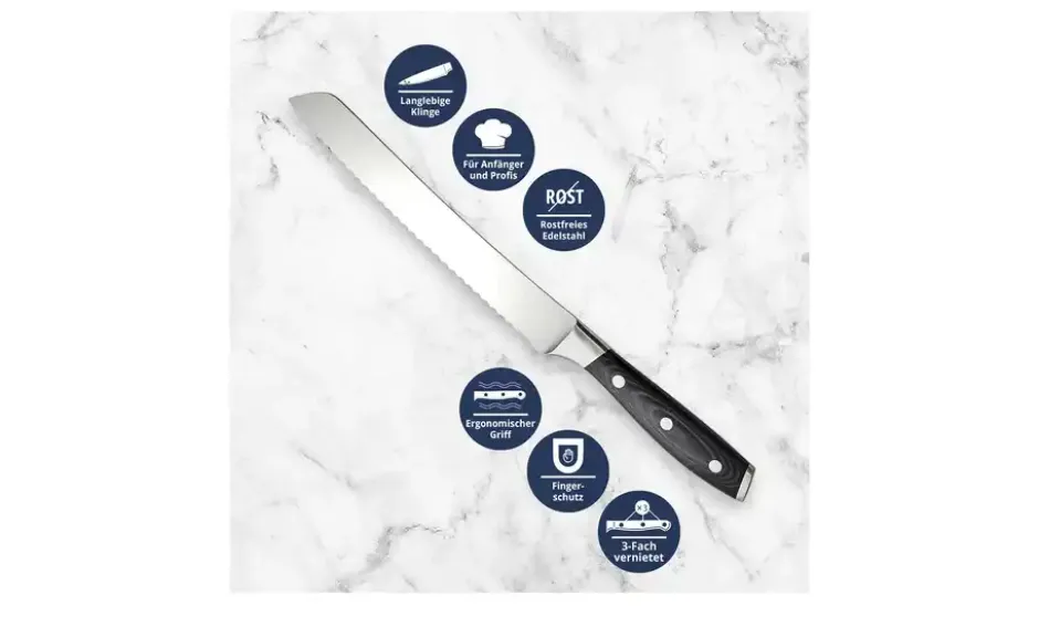 Meisterkoch Brotmesser 20 cm PRIMUS