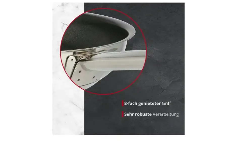 Meisterkoch Edelstahlpfanne 20 cm LINUS