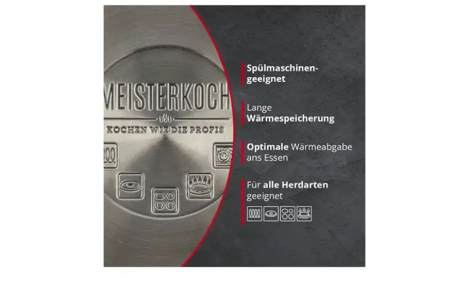 Meisterkoch Edelstahlpfanne 20 cm LINUS