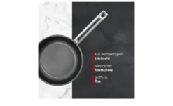 Meisterkoch Edelstahlpfanne 24 cm LINUS