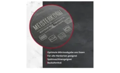 Meisterkoch Gusseisen-Wok mit Deckel OPUS