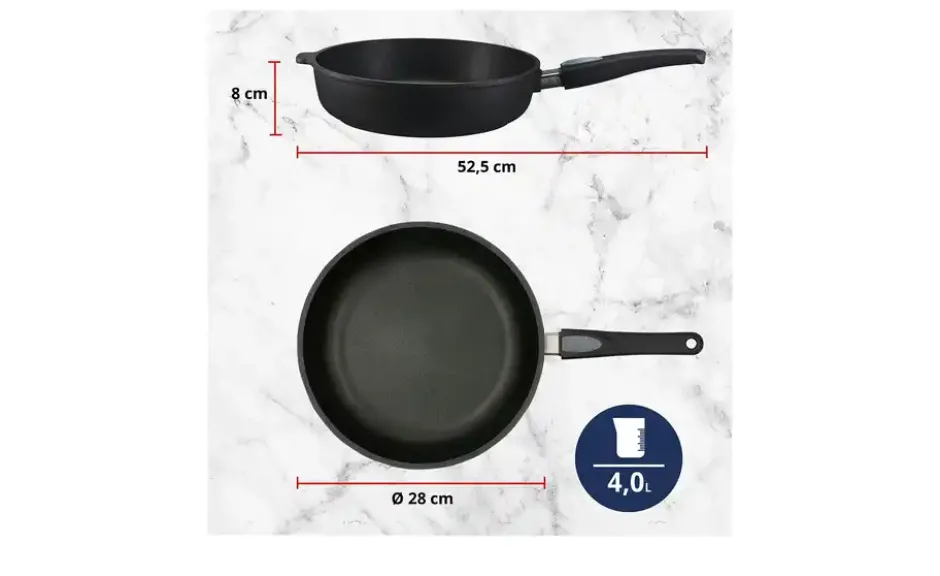 Meisterkoch Pfanne hoch 28cm GENIUS