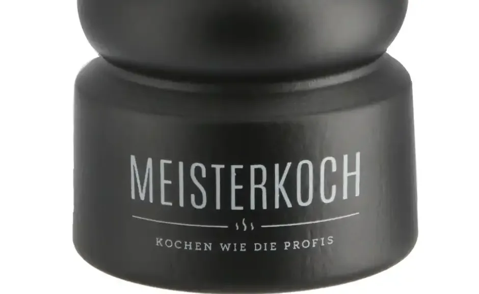 Meisterkoch Pfeffermühle Schwarz Matt