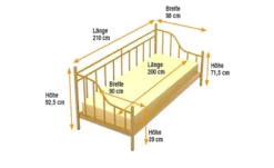 Metallbett Linda