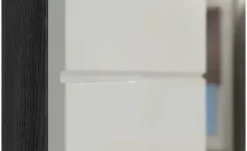 Midischrank SCHLOONSEE, Breite 74cm, 4 Türen, 1 Schubkasten, 4 Fächer, MDF-Front in verschiedenen Farben erhältlich, Badmöbel, Badschrank, Schrank, Bad Schloonsee