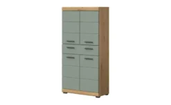 Midischrank SCHLOONSEE, Breite 74cm, 4 Türen, 1 Schubkasten, 4 Fächer, MDF-Front in verschiedenen Farben erhältlich, Badmöbel, Badschrank, Schrank, Bad Schloonsee