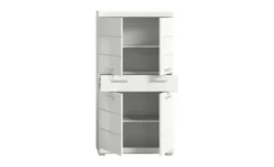 Midischrank SCHLOONSEE, Breite 74cm, 4 Türen, 1 Schubkasten, 4 Fächer, MDF-Front in verschiedenen Farben erhältlich, Badmöbel, Badschrank, Schrank, Bad Schloonsee