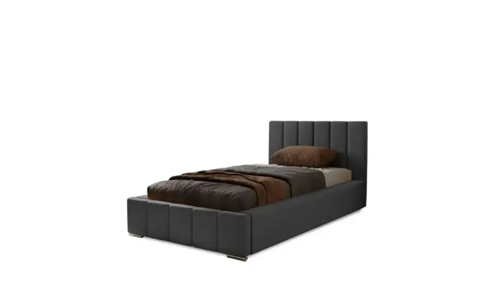 mit Bettkasten und Lattenrost Nero