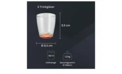 Peill+Putzler Glas 6er-Set Colore