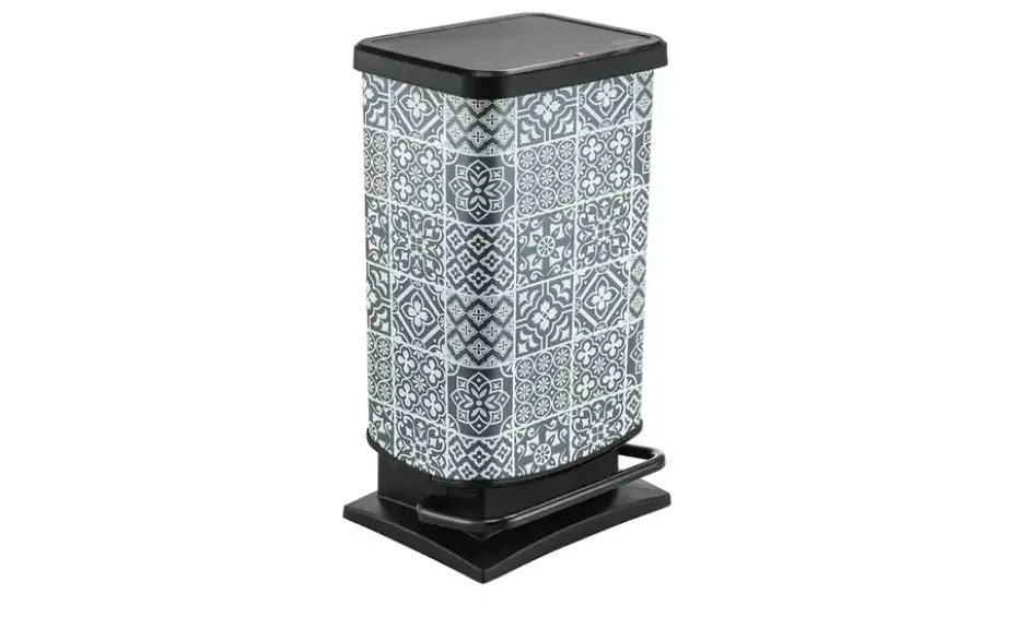 Rotho Treteimer 40 l Kacheln Paso