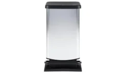 Rotho Treteimer 40 l Silber Paso