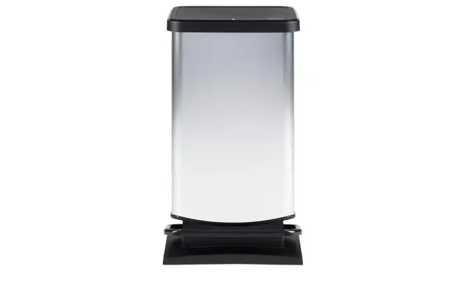 Rotho Treteimer 40 l Silber Paso