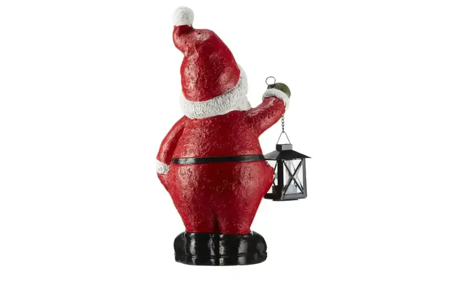 Santa Figur mit Laterne