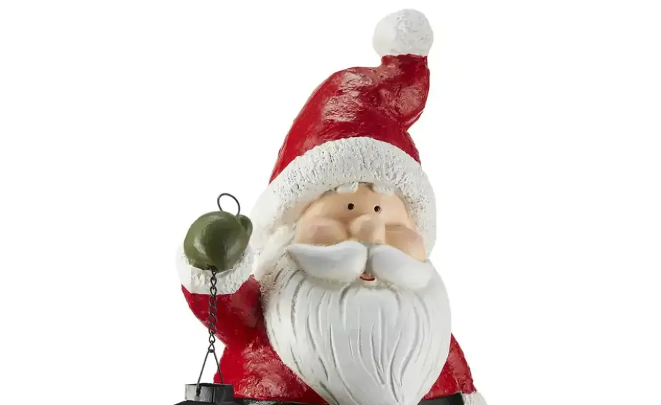 Santa Figur mit Laterne