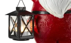 Santa Figur mit Laterne