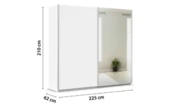 Schwebetürenschrank Quadra