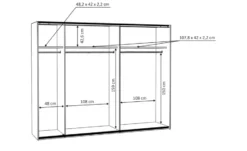 Schwebetürenschrank Trondheim