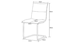 Schwinger-Stuhl 2er Set