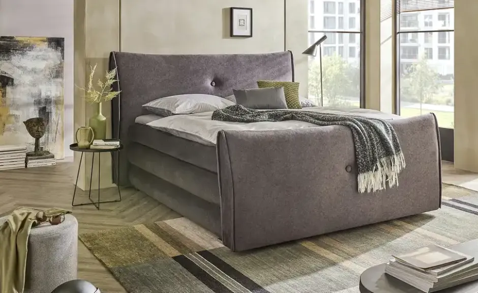 smart Boxspringbett mit Stauraum Luxus