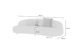 Sofa, 3-sitzig Ariane