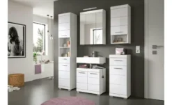 Spiegelschrank SCHLOONSEE, Breite 60cm, inkl. Beleuchtung, 3 Spiegeltüren, 9 Fächer in verschiedenen Farben erhältlich, Badmöbel, Spiegel, Badschrank, Bad Schloonsee