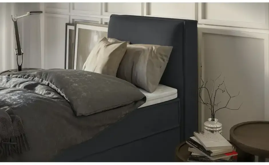 S-STYLE Boxbett .css-bauhey::before{content:'- ';}.css-bauhey::after{content:'- ';}mit Stauraum und Topper, H3 Uma
