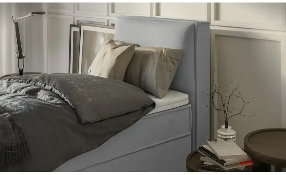 S-STYLE Boxbett .css-bauhey::before{content:'- ';}.css-bauhey::after{content:'- ';}mit Stauraum und Topper, H3 Uma