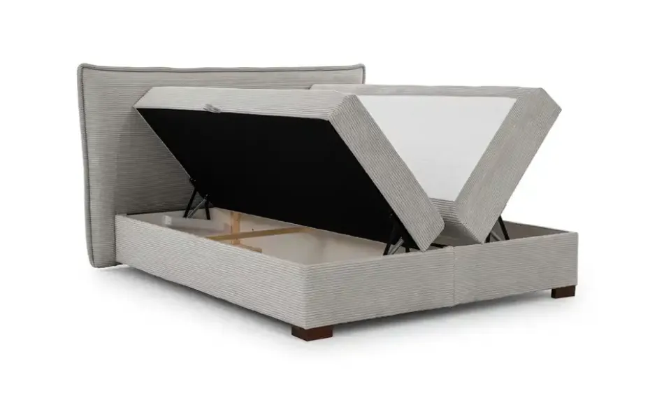 S-STYLE Boxbett .css-bauhey::before{content:'- ';}.css-bauhey::after{content:'- ';}mit Bettkasten, Cord, H3 Lovetti