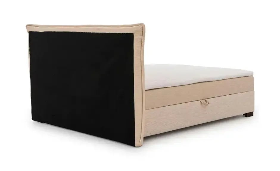 S-STYLE Boxbett .css-bauhey::before{content:'- ';}.css-bauhey::after{content:'- ';}mit Bettkasten, Strukturstoff mit Cordoptik, H3 Lovetti