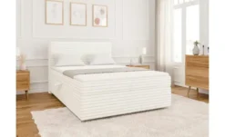 S-STYLE Boxbett .css-bauhey::before{content:'- ';}.css-bauhey::after{content:'- ';}Cord, mit Stauraum und Topper, H3 Neo