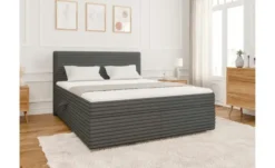 S-STYLE Boxbett .css-bauhey::before{content:'- ';}.css-bauhey::after{content:'- ';}Cord, mit Stauraum und Topper, H3 Neo