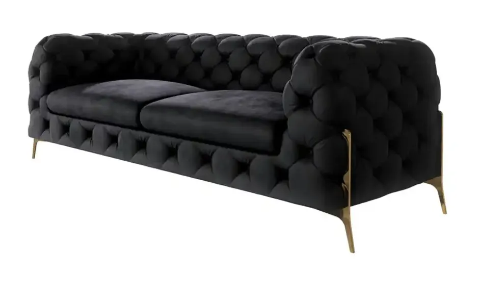 S-STYLE Chesterfield Einzelsofa Natalie