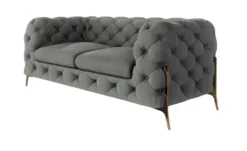 S-STYLE Chesterfield Einzelsofa Natalie