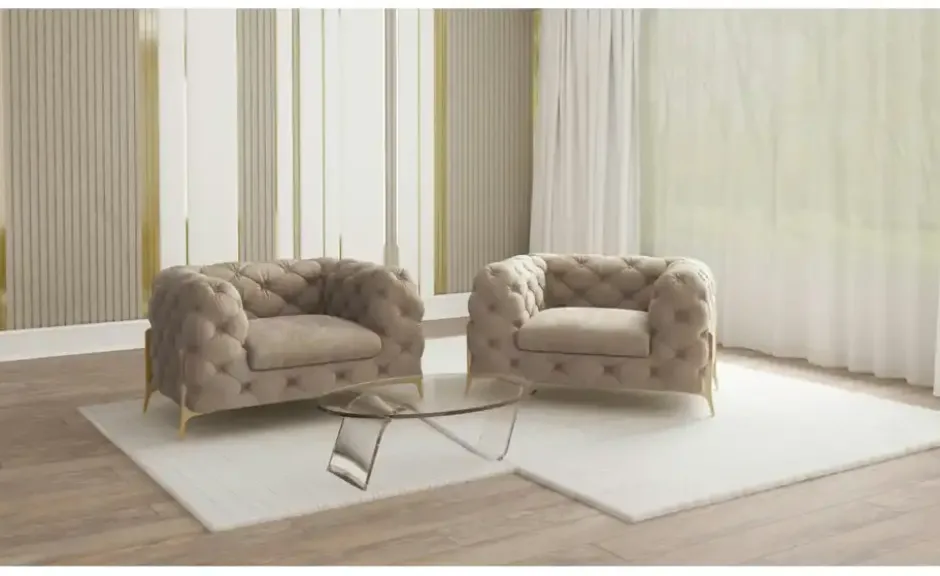 S-STYLE Chesterfield Sessel Natalie