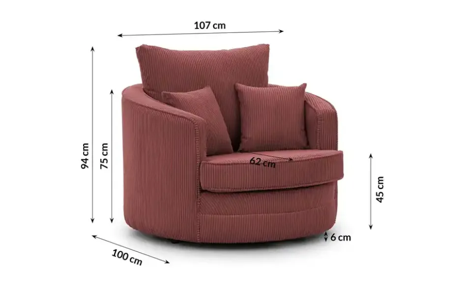 S-STYLE Drehsessel Ted