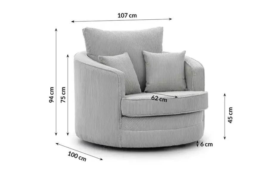 S-STYLE Drehsessel Ted