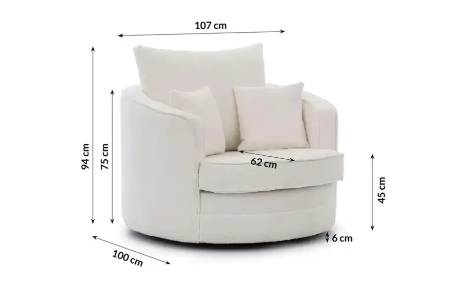 S-STYLE Drehsessel Ted