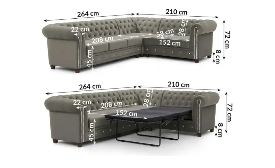 S-STYLE Ecksofa