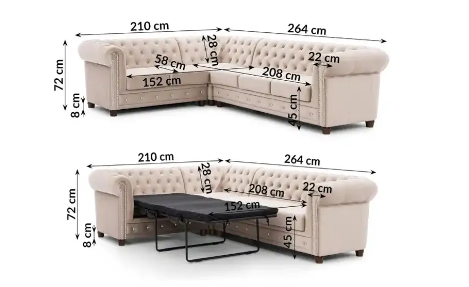 S-STYLE Ecksofa